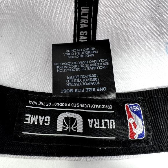 NBA Philadelphia 76ers Logo Hat Men White Ultra Game Adjustable Snapback NEW - Picture 2 of 10